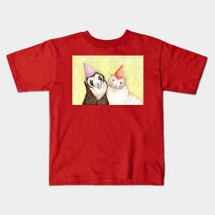 Celebrate with Ferrets Kids T-Shirt